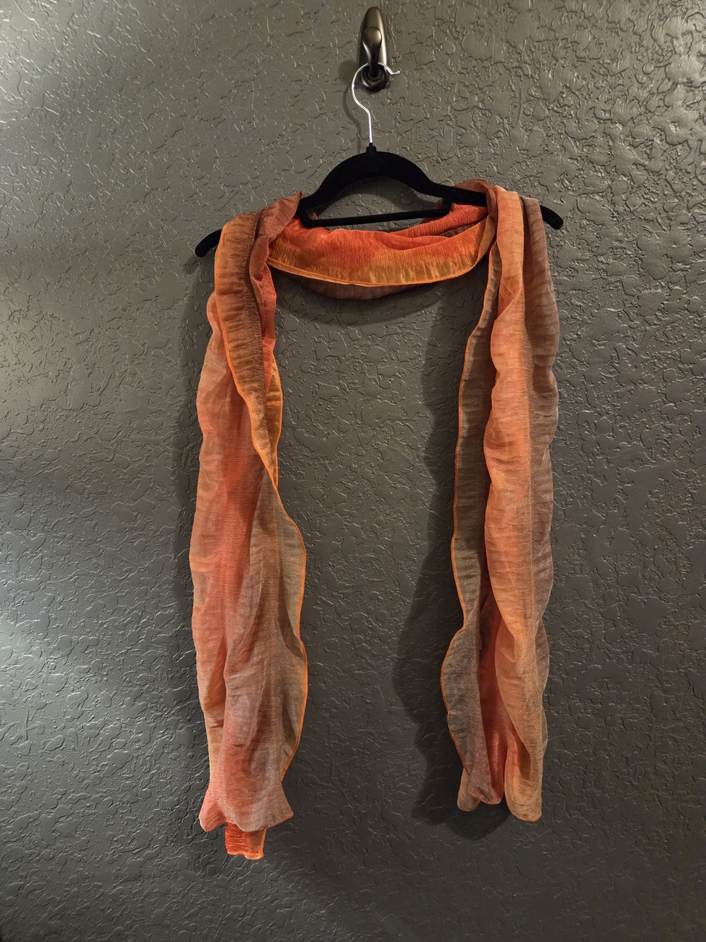Lightweight Orange Gradient Women's Scarf